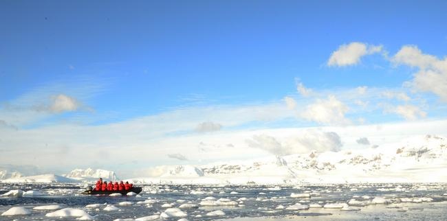 Anong kulay ang Antarctica